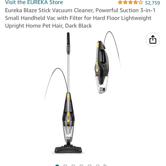 Eureka Other Eureka Blaze Stick Vacuum Cleaner Powerful Suction 3in